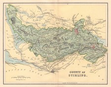 STIRLINGSHIRE antique county