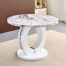Halo high gloss dining table - high,