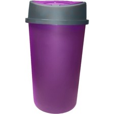 45L KITCHEN BIN WITH TOUCH TOP LID, BLACK, SILVER, APPLE, BLUE, PLUM, RED, CREAM