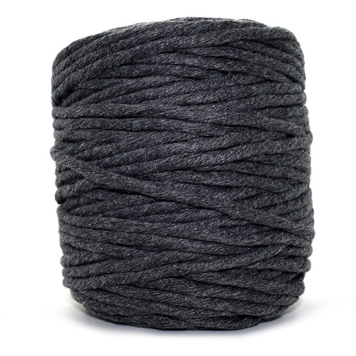Premium anthracite macrame - anthracite,