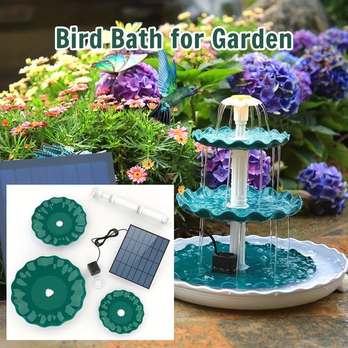 Bird bath solar pump with - 6.5w,