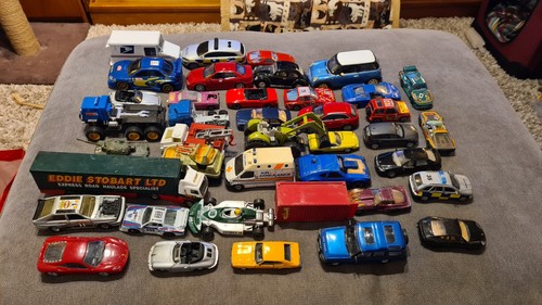 Diecast cars job lot - cars, spares
