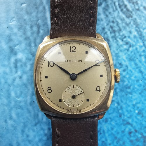 Vintage solid gold mappin - 9k,