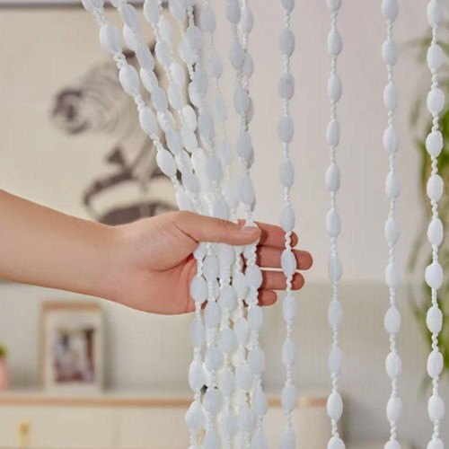 Beaded string curtain solid - beaded,