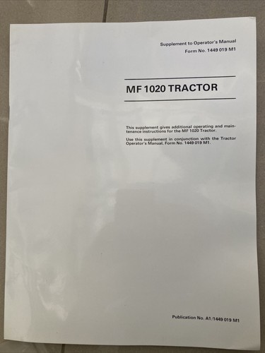 Massey ferguson 1020 tractor - ferguson,
