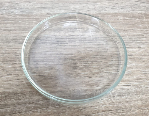Vintage glass pie plate - pie, in