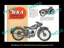 OLD POSTCARD SIZE PHOTO OF BSA
