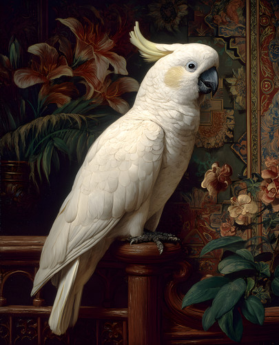 Cockatoo close with - close-up,