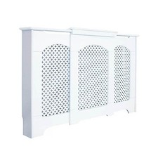 Cambridge Radiator Cover White Traditional Design (H) 936mm (W) 1420mm (D) 220mm