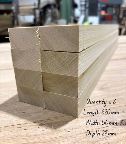 Planed tulipwood offcuts - planed,