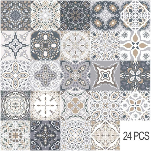 Tile stickers grey - stickers,