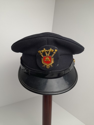 Vintage firefighters peak cap - vintage,