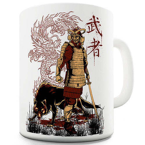Japanese samurai dragon wolf - japanese,