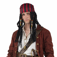 Pirate Wig with Beads &