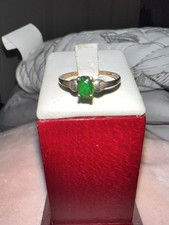 Victorian Emerald Ring 9 Ct Gold