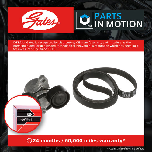 Drive belt kit fits - bmw, 530d