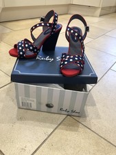Ruby Shoo Evie Navy Spots Size