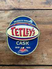 Tetley's Cask Metal Beer Pump