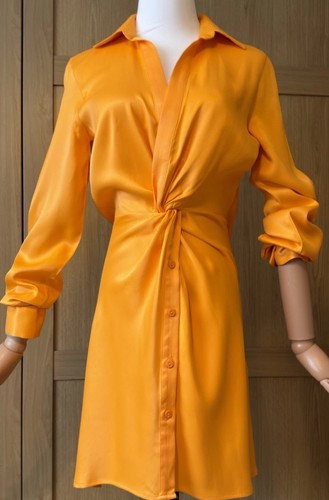 Zara satin knot mini dress - zara,