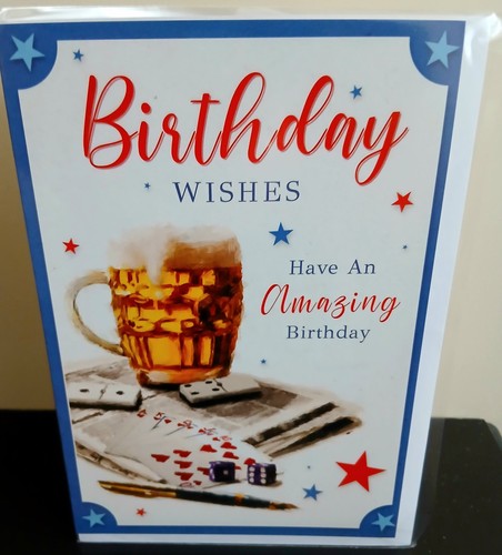 Male open birthday - male, greeting