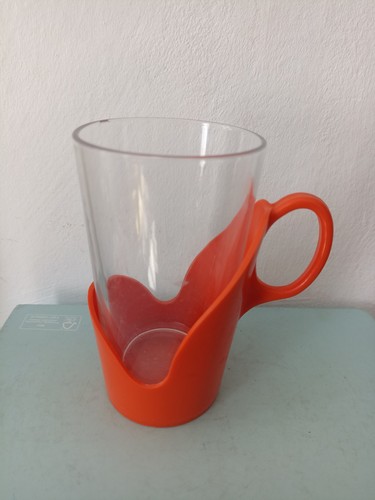 Vintage orange arcoroc drink - orange,