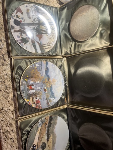 Grandma moses plate lot - grandma,