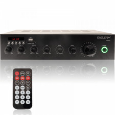Eagle 60W 100v and Low impedance Mixer Amplifier with USB FM and Bluetooth