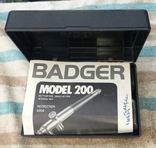used BADGER 200 air brush with MICON hobby air compressor, for spray painting
