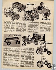 1961 PAPER AD Murray Toy Pedal