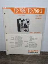 Sony TC-756 TC-756-2 Reel to
