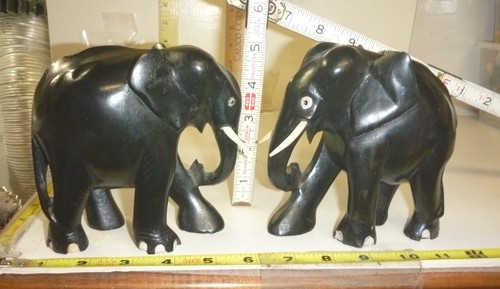 Vtg pair hand carved - vtg, hand-carved