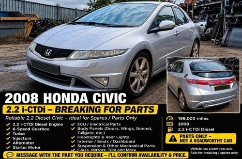 Breaking honda civic - civic, fk3