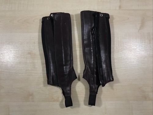 Ariat brown child chaps - child,