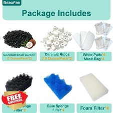 Aquarium Filter Media Kit for