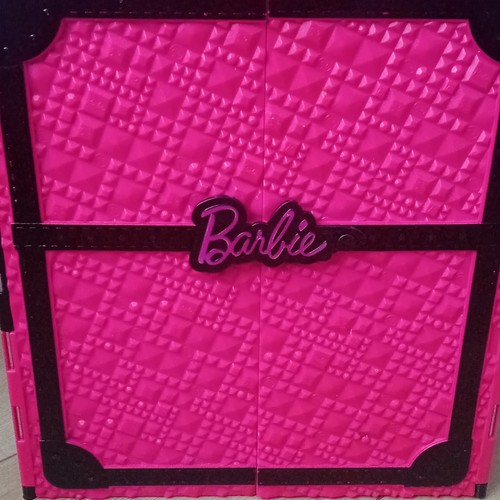Barbie pink black fold - barbie, pink/black