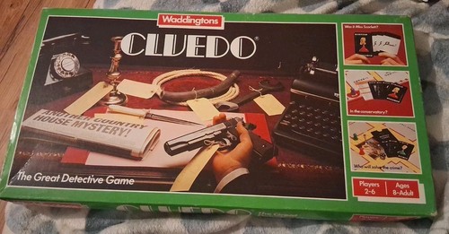 Vintage waddingtons cluedo - vintage,