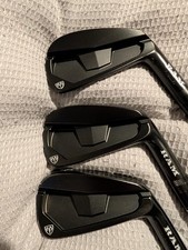 Ram Fx Milled Forged  Irons 4-Pw Stealth Finish Upgraded Shafts Stiff Flex