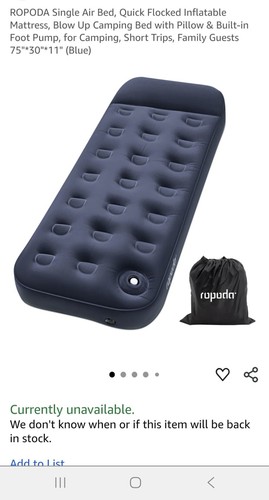 New single air - bed, quick