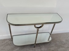 Chrome Mirror Finish Console