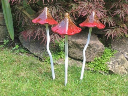 Garden ornament red - garden,
