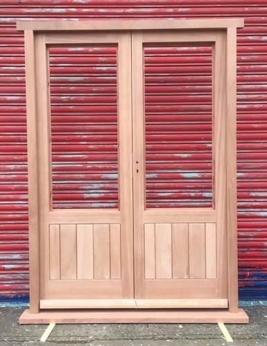 Solid hardwood french doors - hardwood,