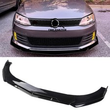 Gloss Black Front Bumper Lip Splitter Spoiler Body Kits For Volkswagen Jetta GLI