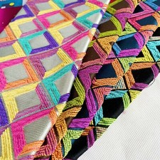 Colourful Geometric Jacquard