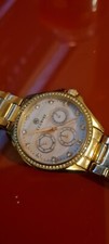 Accurist Ladies Classic Watch with Rose Gold Bracelet Model 8094