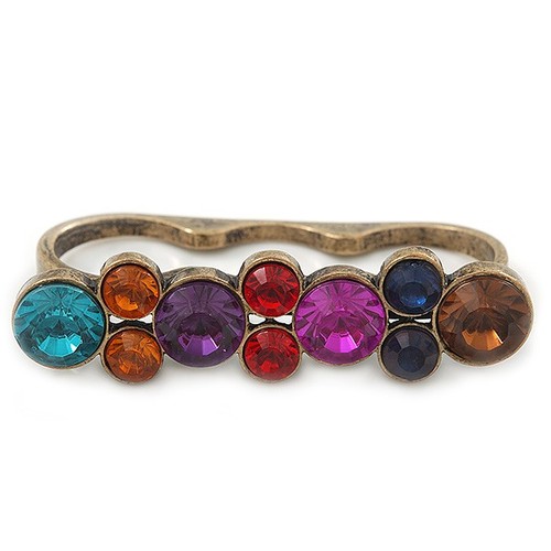 Vintage multicoloured cluster - multicoloured,