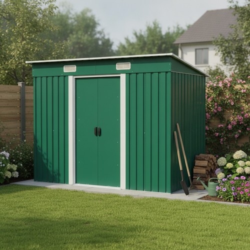 Pent roof metal - garden, shed