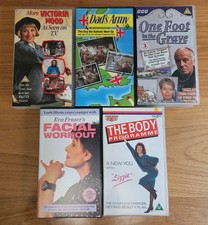 80s VHS Bundle Lizzie Webb Eva Fraser Victoria Wood Dad's Army One Foot in Grave