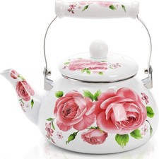 Hiceeden 2.6 Quart Enamel Tea