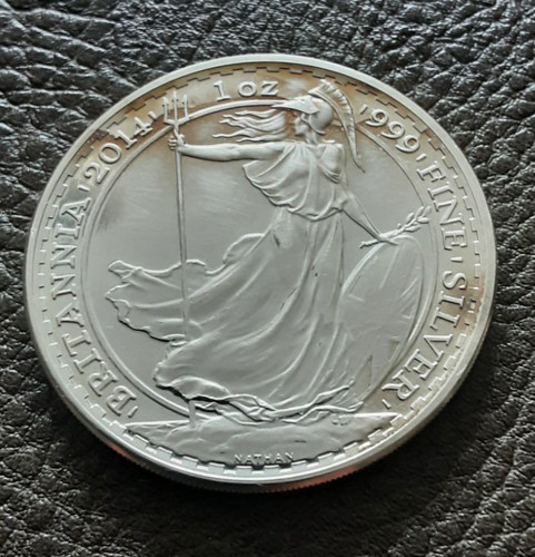2014 1oz fine silver britannia - 2014,