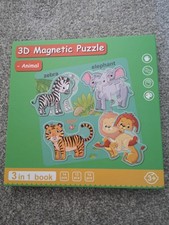 3D Magnetic Puzzle 3 In 1 Book